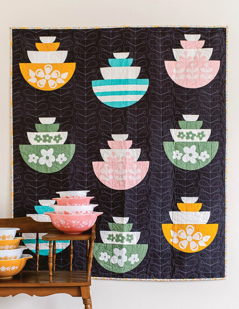 Retro Curved Pieced Quilts | Erin Grogan