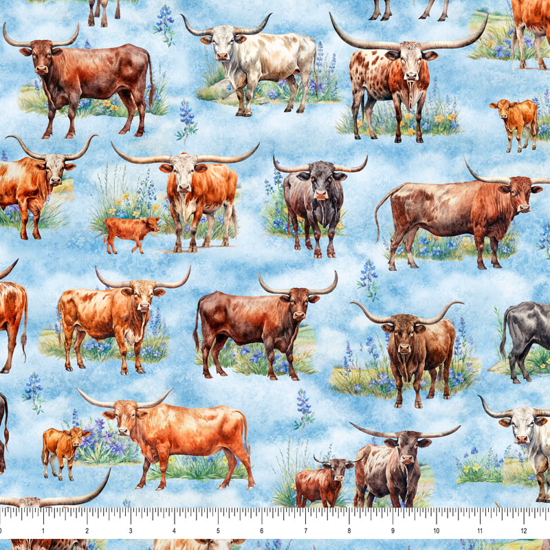 All Texas Shop Hop 2025 - Longhorns Blue | 30888 -B