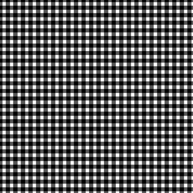Beautiful Basics - Classic Check Black/White | MAS610-JW
