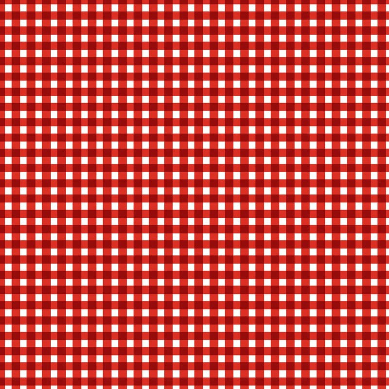 Beautiful Basics - Classic Check Crimson Red | MAS610-R5