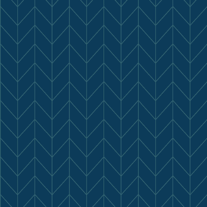 Kimberbell Basics - Chevron Navy | MAS8258-N