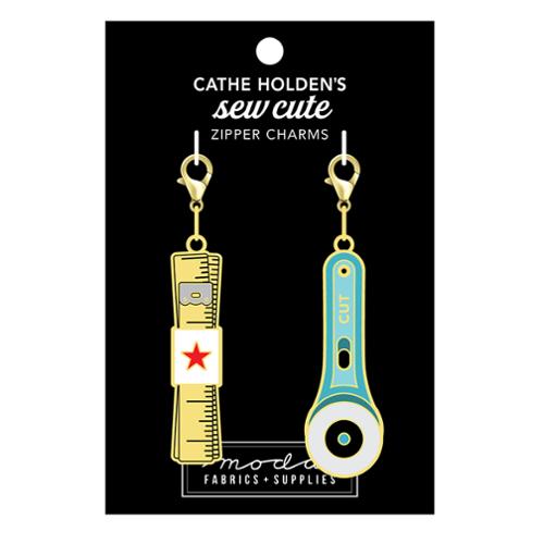 Cathe Holden's Sew Cute Zipper Charms | Measure + Cut