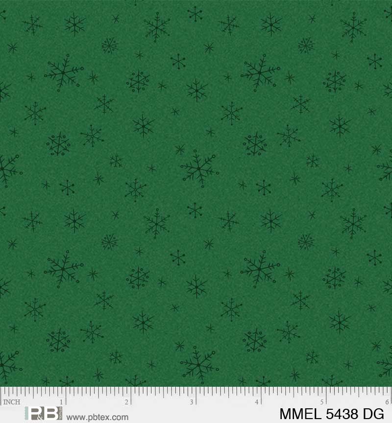 Merry MeIody - Snowflakes Green | 05438-DG