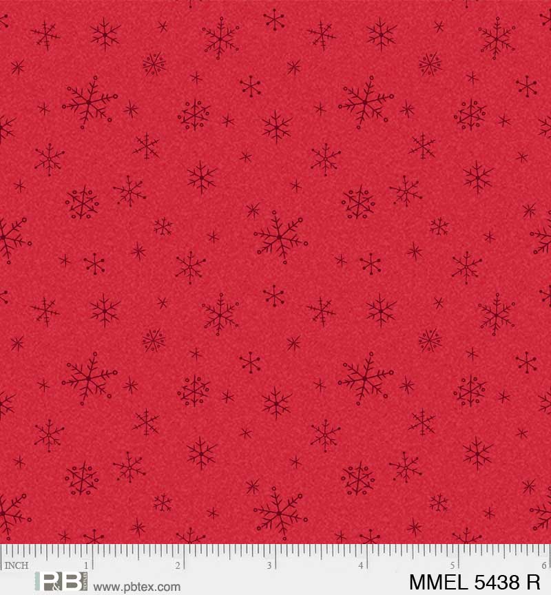 Merry MeIody - Snowflakes Red | 05438-R