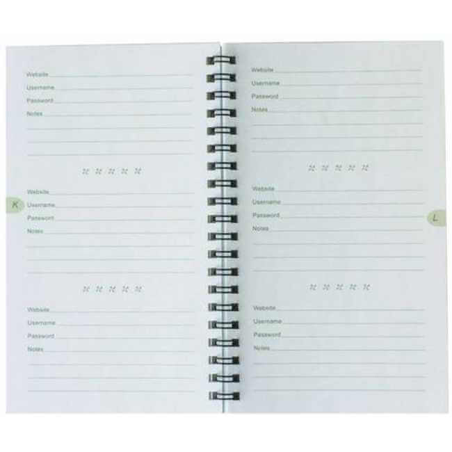 Password Organizer Book | Birch Trees