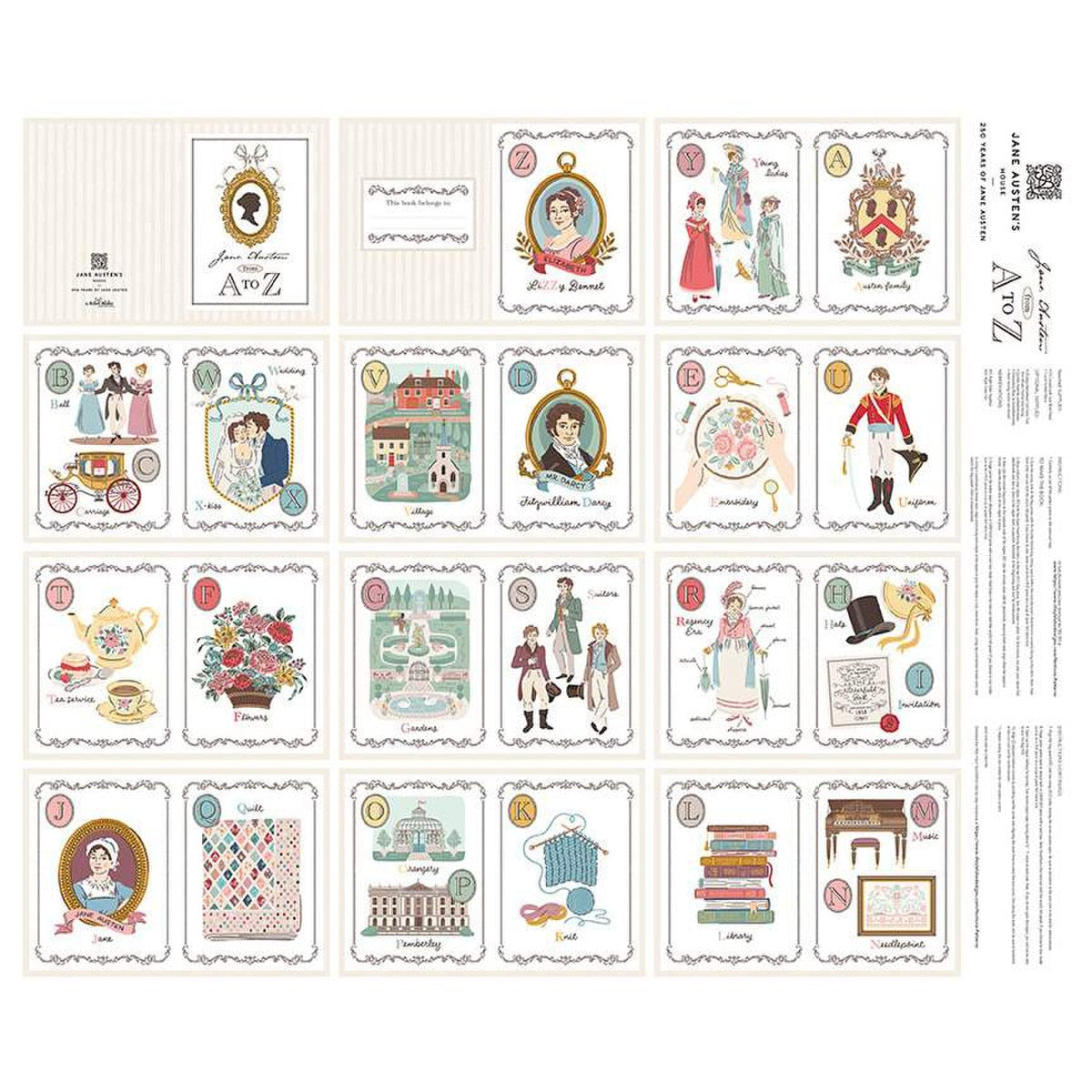 Emma - Soft Book Panel | PD16547-PANEL – Austin Sewing