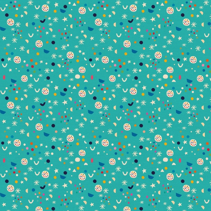 Modern Holiday - Ditsy Snow Teal | 120-24731