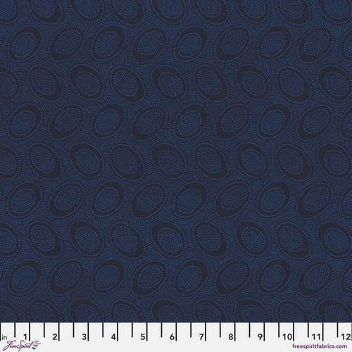 Kaffe Fassett Collective February 2025 - Aboriginal Dot Midnight | PWGP071.MIDNIGHT