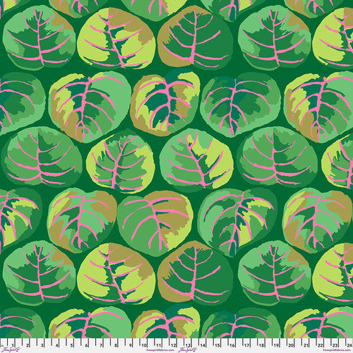 Kaffe Fassett Collective February 2025 - Palm Leaves Green | PWGP208.GREEN