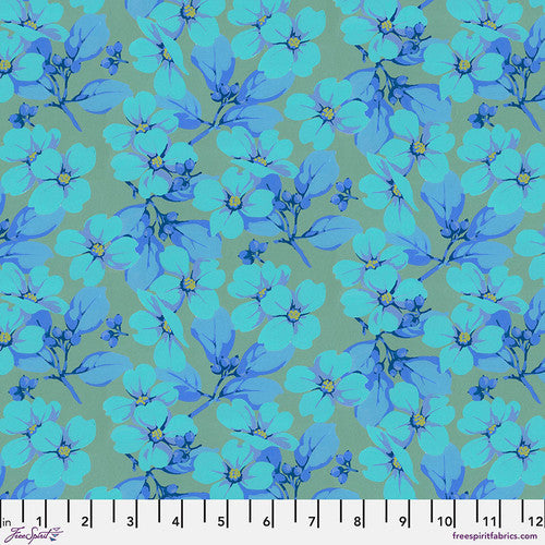 Nation of Flowers - Dogwood Aqua | PWMN051.AQUA