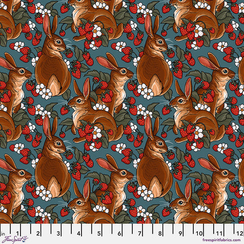 Garden Bed - Rabbits Turquoise | PWRH109.TURQ