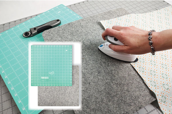 Quilter's Select | 14"x14" Cutting Mat & Wool Pad