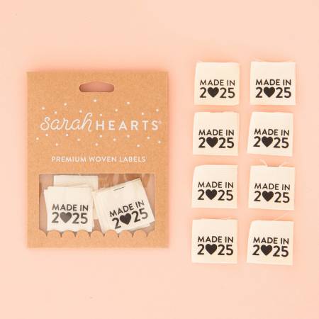 Sarah Hearts | Made in 2025 Labels - 8 pack