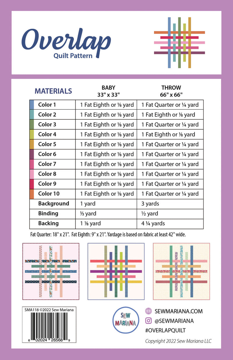 Overlap Quilt Pattern | Sew Mariana