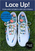 Slice of Pi Quilts | Lace Up Pattern with Aglets - Blue