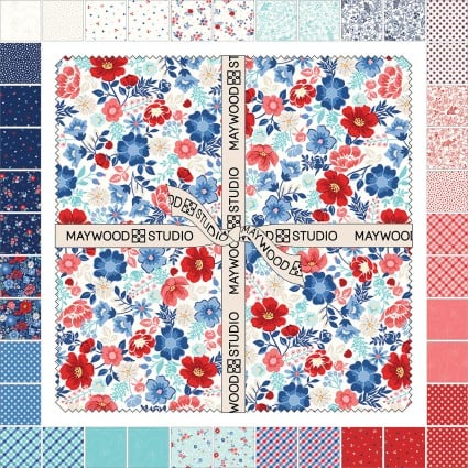 Kimberbell Designs - 10" Squares Star-Spangled Beauty | SQ-MASSTAR