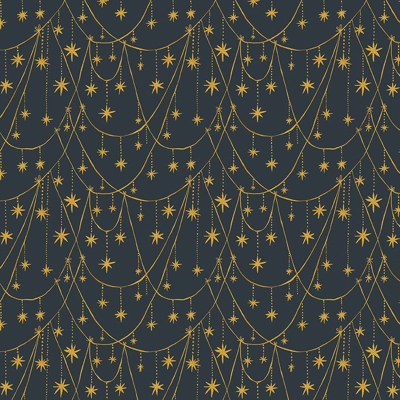 Holly Jolly - Star Garland Slate | STELLA-DFG3187-SLATE