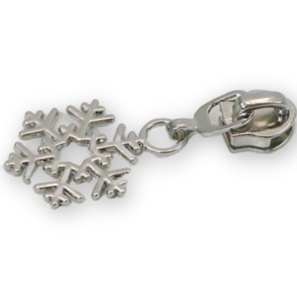 Sallie Tomato - Snowflake Zipper Pulls | Nickel