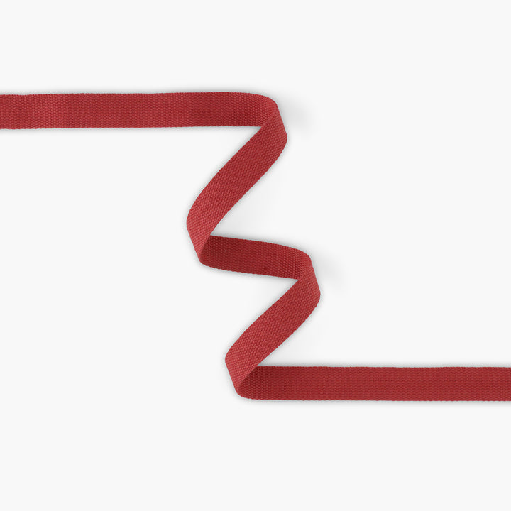 Sallie Tomato Cotton Webbing | Ruby - 1"
