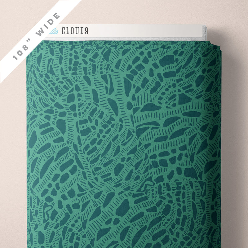 Seashell Serenade - Neverending Teal 108" | 227960