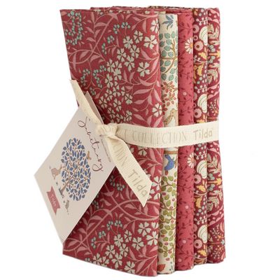 Sanctuary - Fat Quarter Bundle Maroon/Rhubarb | TIL300196