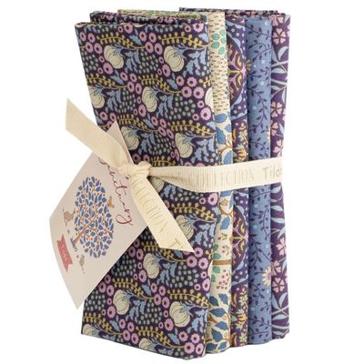 Sanctuary - Fat Quarter Bundle Eggplant/Blue | TIL300198