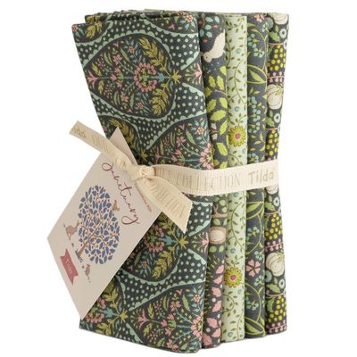 Sanctuary - Fat Quarter Bundle Green/Grey | TIL300199