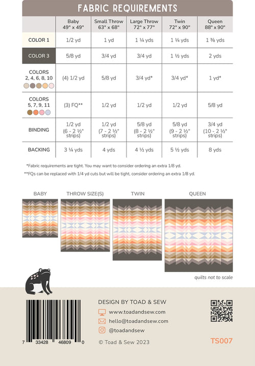 Rocky Coast | Toad & Sew