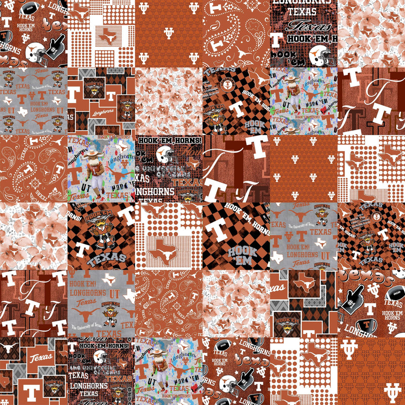 College Cotton - University of Texas Cheater Quilt | TX1363