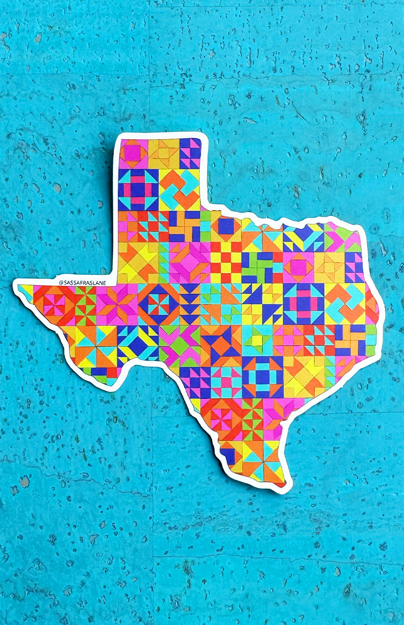Sassafras Lane Designs - Texas State Sticker