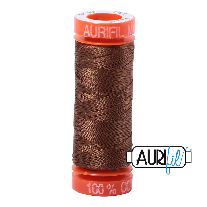 Aurifil 50WT Cotton Small - Dark Antique Gold | BMK50-2372 ***