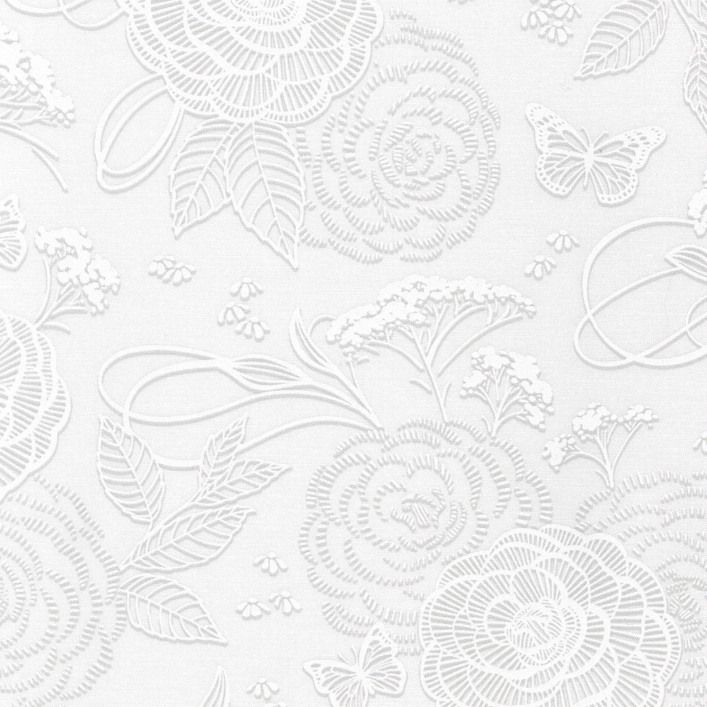 Alabaster - Large Floral Winter | WEL-21991-277 – Austin Sewing