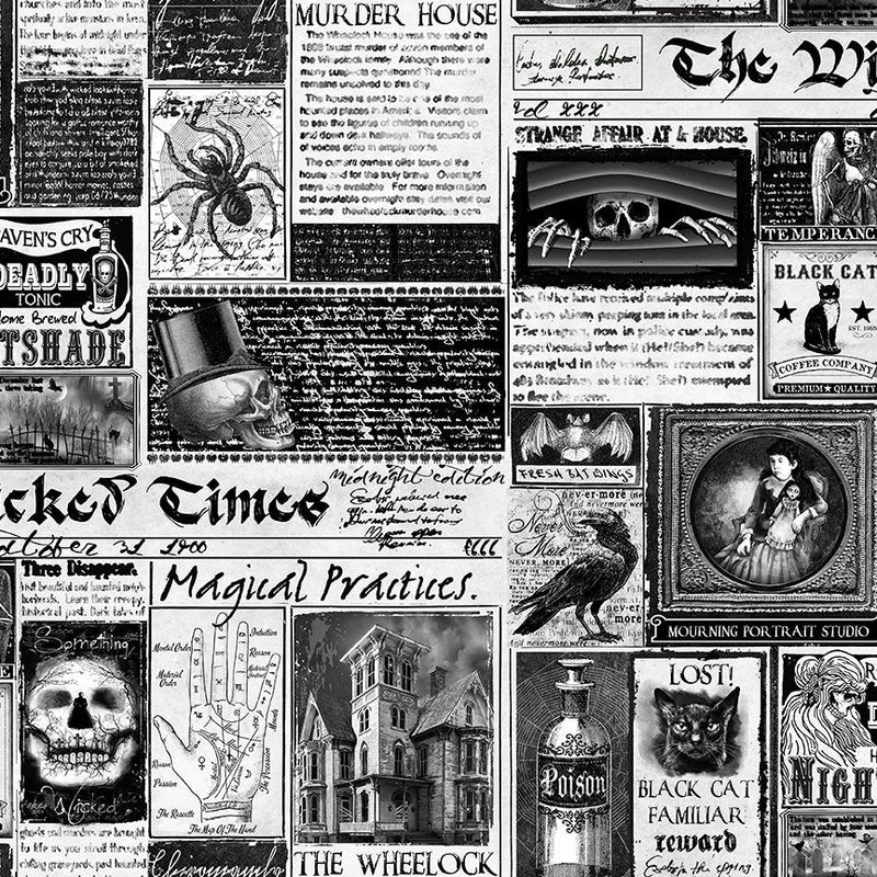 Mad Scientist - Wicked Time Newspaper White | WICKED-CD1825