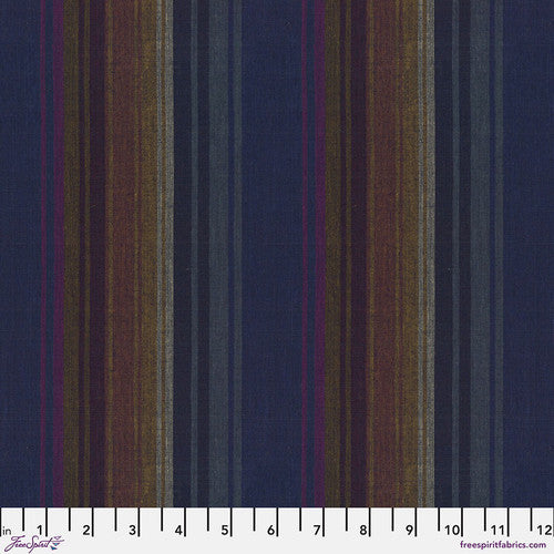 Kaffe Fassett Woven Stripes - Exotic Stripe Midnight | WSGP004.MIDNIGHT