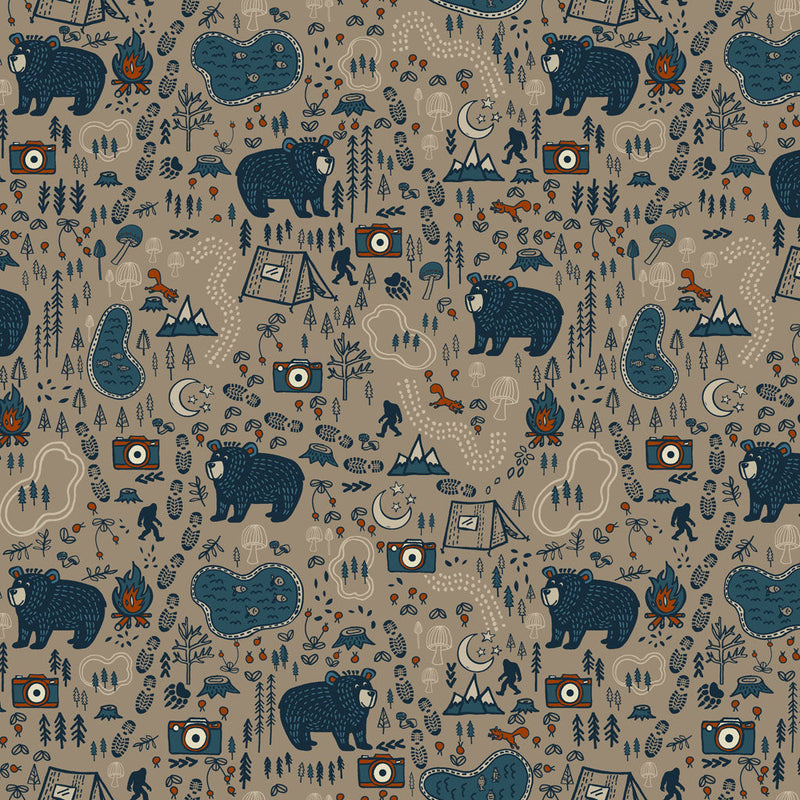 Bear Camp Trail - Nature Toile Taupe | Y4052-62