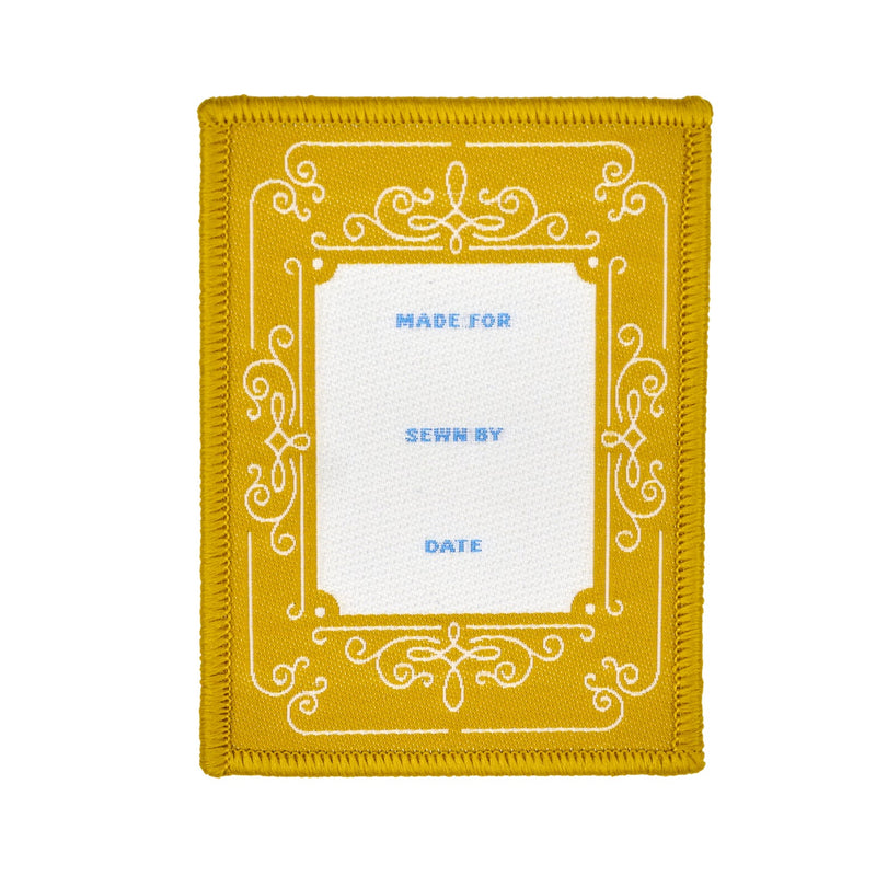 Renaissance Ribbons | Iron-On Label - Market Days Yellow 1pc – Austin ...