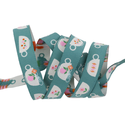 Renaissance Ribbons | Teacups Turquoise 5/8"
