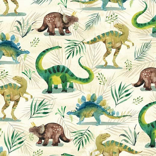 Wild One - Roaming Dino Cream | DCX11856-CREM-D