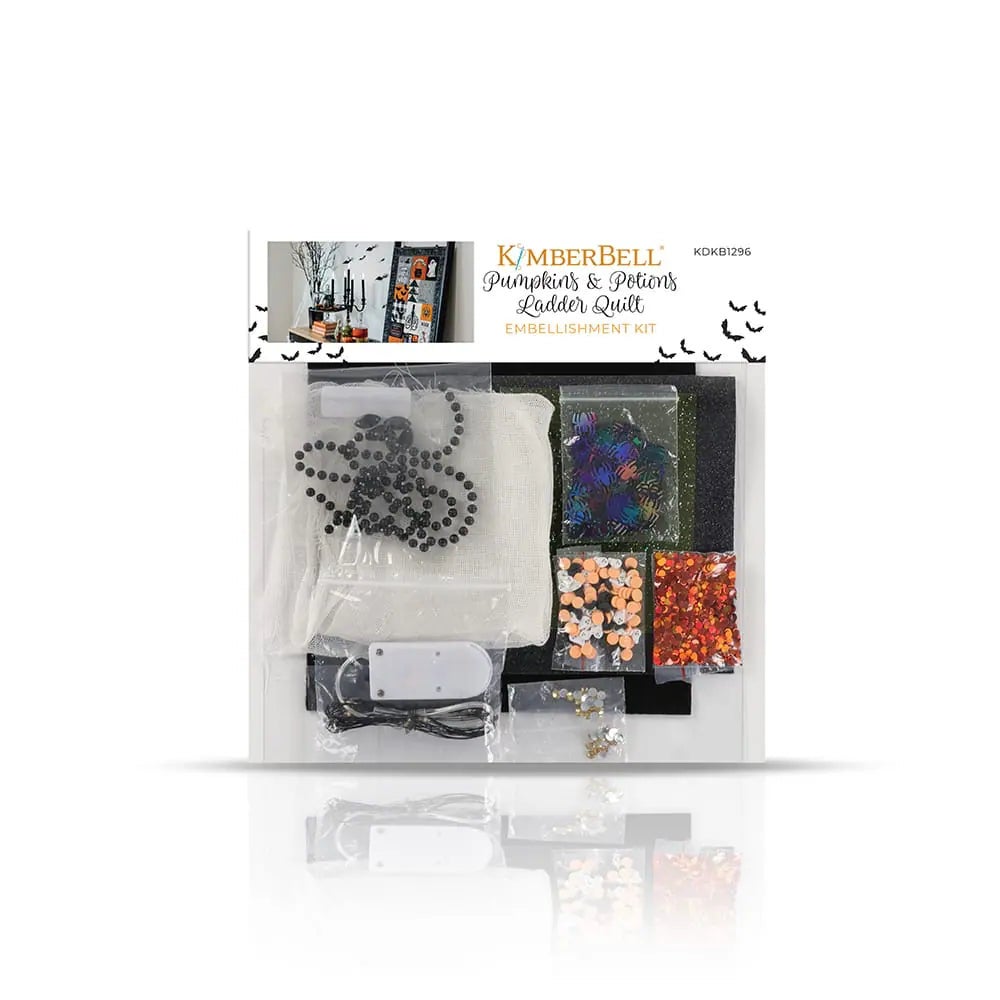 Kimberbell Designs Pumpkins And Potions Ladder Quilt Embellishment Kimberbell designs pumpkins and potions ladder quilt embellishment
