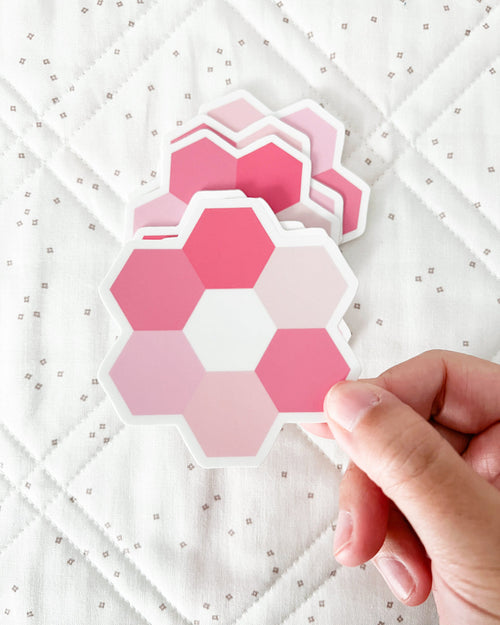 Cotton and Joy - Hexie Blooms Sticker