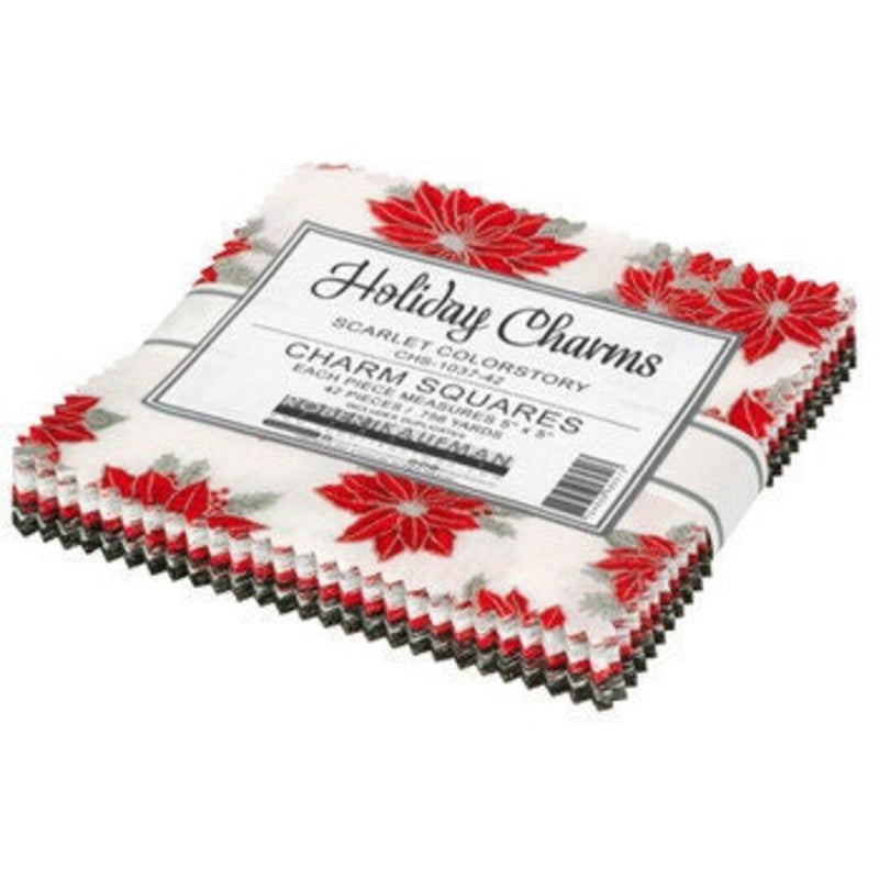 Holiday Charms 5" Squares - Holiday Scarlet | CHS-1127-42