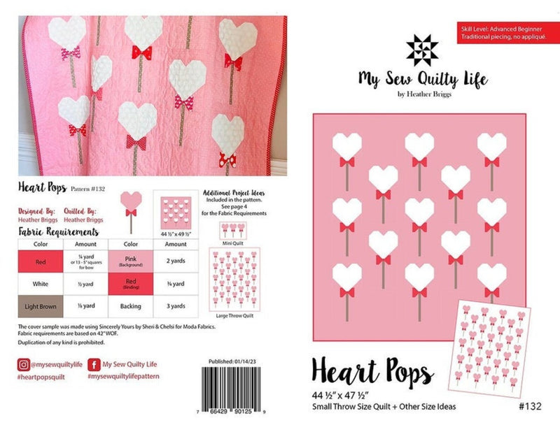 Heart Pops | My Sew Quilty Life