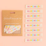 Sarah Hearts | Colorful Handmade Labels - 8 pack