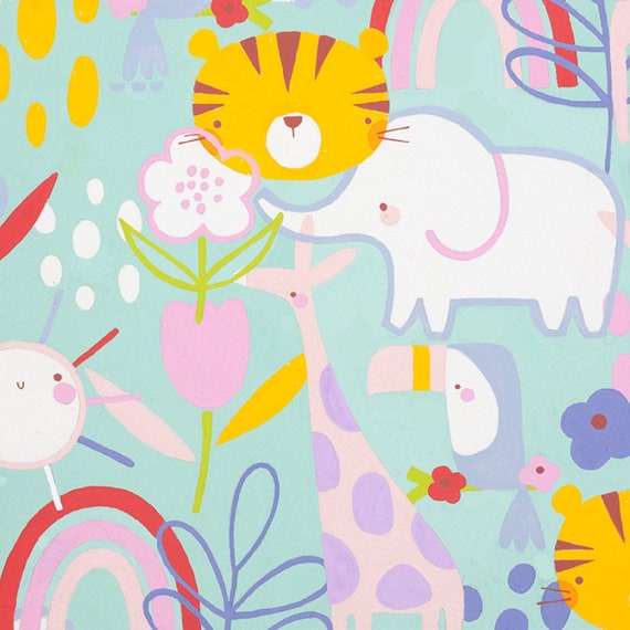 Monkey's Bizness - Sunshine Safari Aqua | 9026B