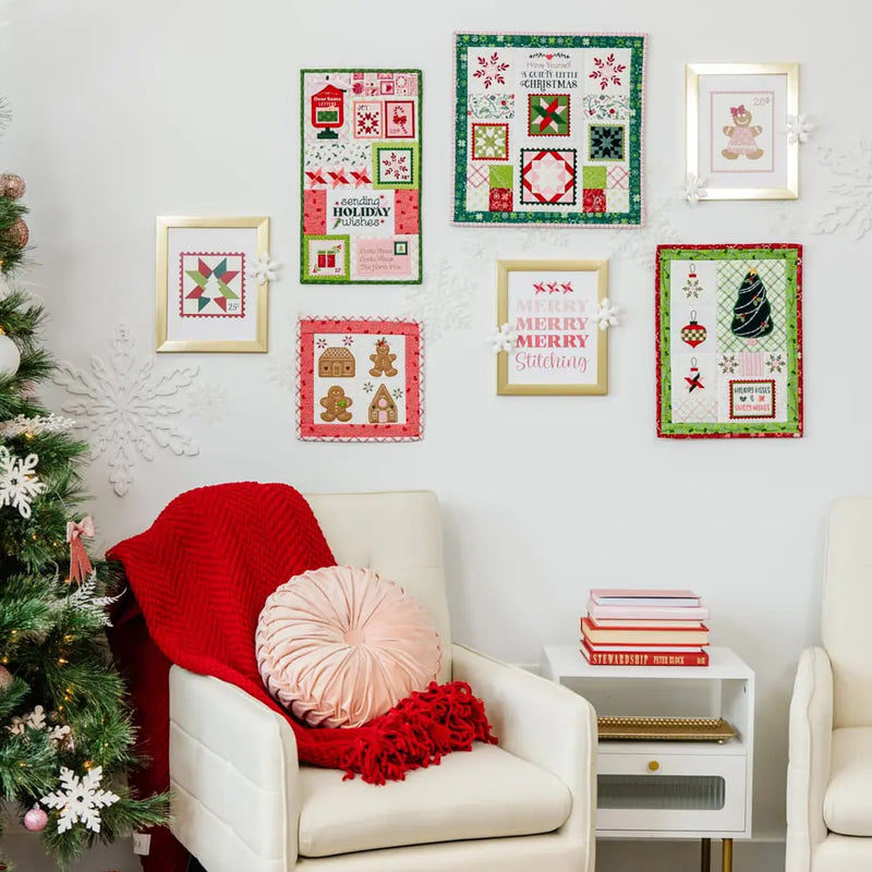 Kimberbell Designs | A Quilty Little Christmas Gallery Wall - Machine Embroidery