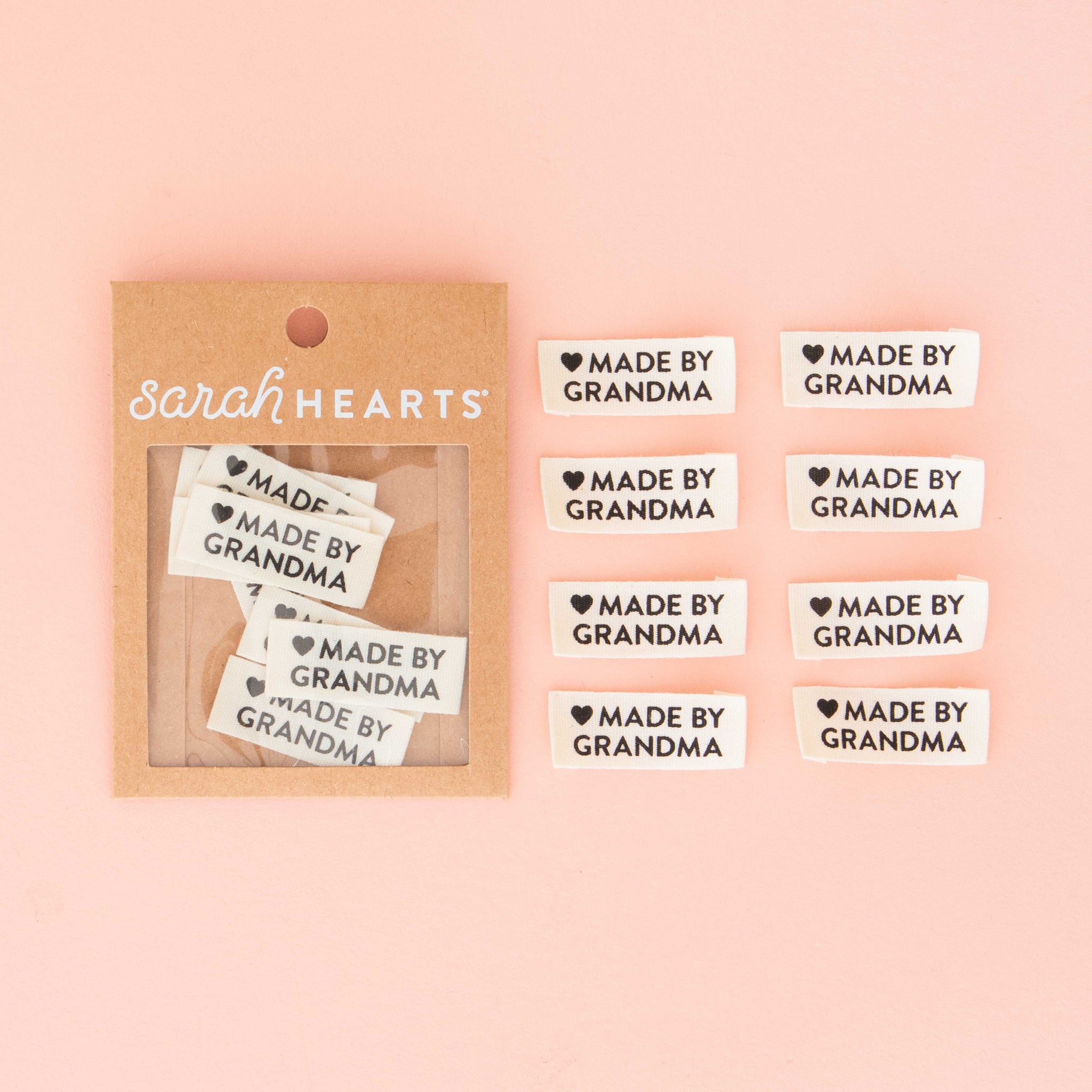 Sarah Hearts | Made By Grandma Natural Organic Labels - 8 pack – Austin ...