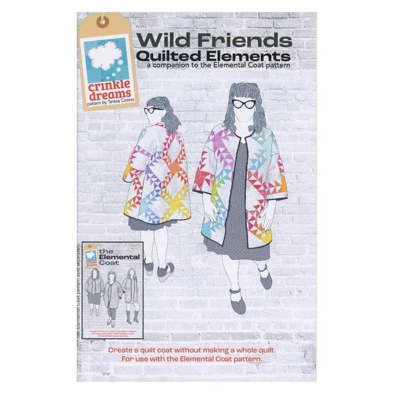 Wild Friends Quilted Elements | Crinkle Dreams