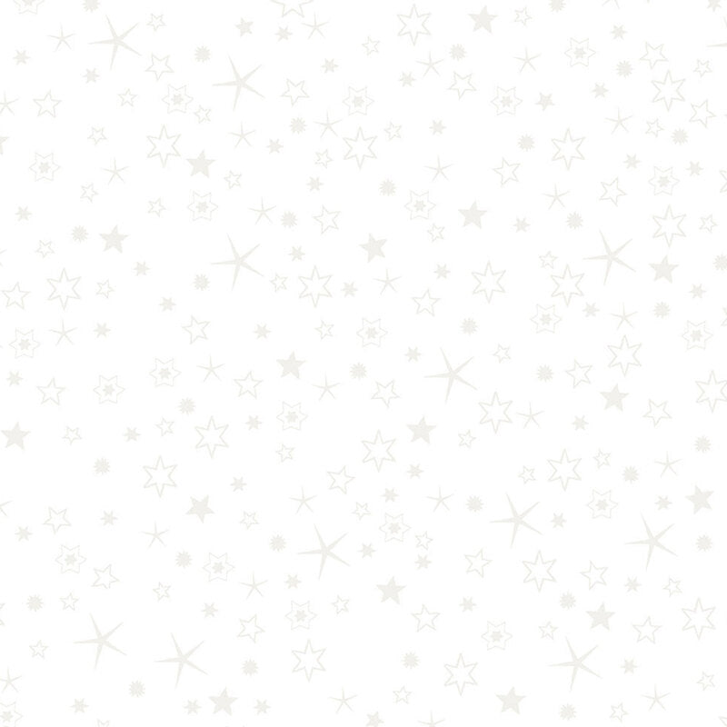 We Love Christmas - Stars White Pearl | 4591-117