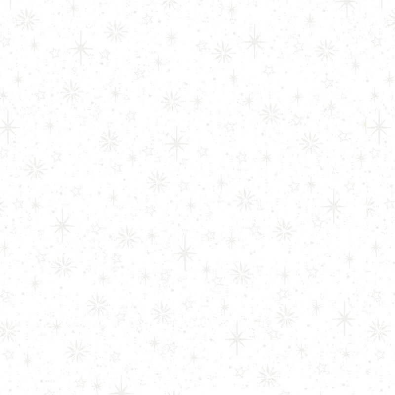 We Love Christmas - Small Stars White Pearl | 4591-119