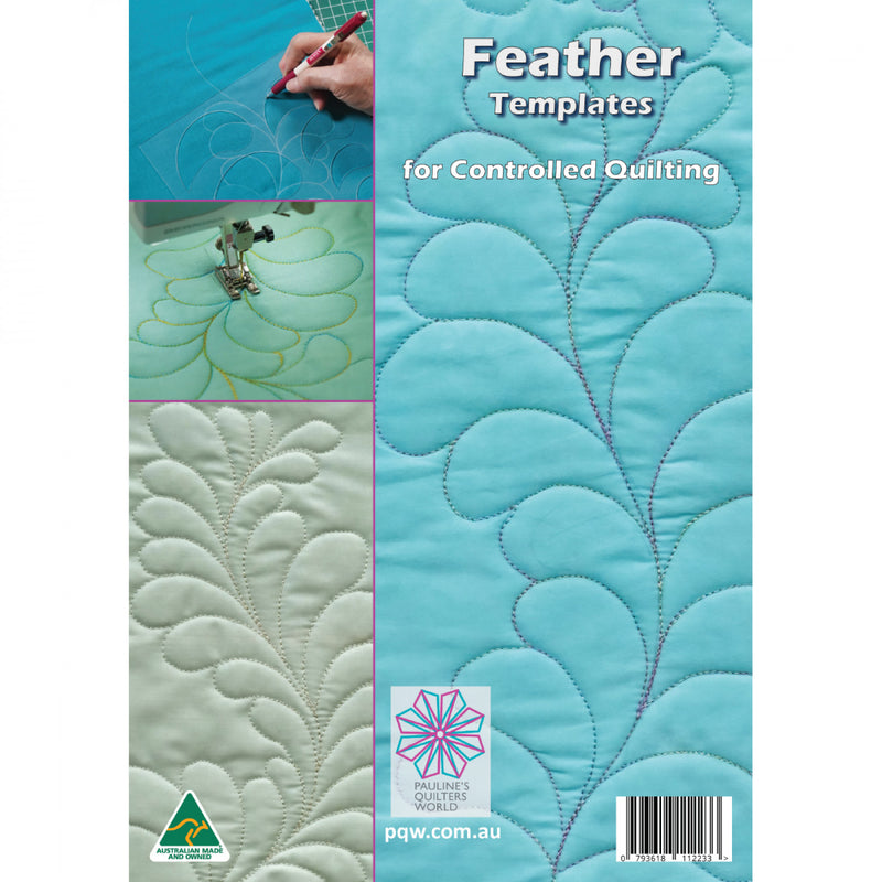 Pauline's Quilters World | Feather Templates for Controlled Quilting